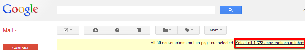 delete important folder in gmail